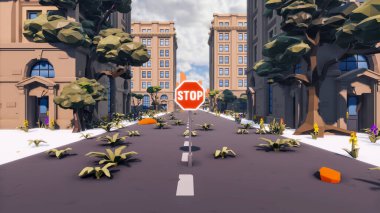 Landscape opportunities with wellness and opportunities and vital 3d render