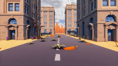 Landscape opportunities with wellness and opportunities and vital 3d render