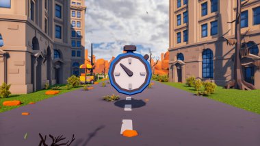 Landscape opportunities with wellness and opportunities and vital 3d render