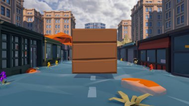 Sürdürülebilir kalkınma hedefleri için grafiksel kaynaklar biyolojik çeşitlilik büyüyen bir ekonomi ve ekoloji 3D yorumlama ve düşük polyester