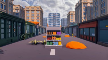 Sürdürülebilir kalkınma hedefleri için grafiksel kaynaklar biyolojik çeşitlilik büyüyen bir ekonomi ve ekoloji 3D yorumlama ve düşük polyester