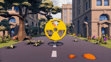 Sürdürülebilir kalkınma hedefleri için grafiksel kaynaklar biyolojik çeşitlilik büyüyen bir ekonomi ve ekoloji 3D yorumlama ve düşük polyester