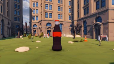 Sürdürülebilir kalkınma hedefleri için grafiksel kaynaklar biyolojik çeşitlilik büyüyen bir ekonomi ve ekoloji 3D yorumlama ve düşük polyester