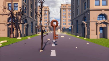 Sürdürülebilir kalkınma hedefleri için grafiksel kaynaklar biyolojik çeşitlilik büyüyen bir ekonomi ve ekoloji 3D yorumlama ve düşük polyester