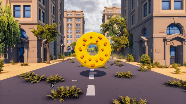 Sürdürülebilir kalkınma hedefleri için grafiksel kaynaklar biyolojik çeşitlilik büyüyen bir ekonomi ve ekoloji 3D yorumlama ve düşük polyester