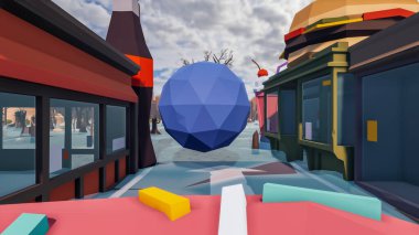 Sürdürülebilir kalkınma hedefleri için grafiksel kaynaklar biyolojik çeşitlilik büyüyen bir ekonomi ve ekoloji 3D yorumlama ve düşük polyester