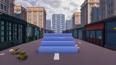 Sürdürülebilir kalkınma hedefleri için grafiksel kaynaklar biyolojik çeşitlilik büyüyen bir ekonomi ve ekoloji 3D yorumlama ve düşük polyester