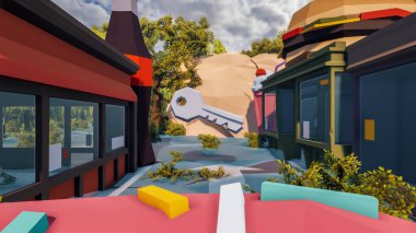 Sürdürülebilir kalkınma hedefleri için grafiksel kaynaklar biyolojik çeşitlilik büyüyen bir ekonomi ve ekoloji 3D yorumlama ve düşük polyester