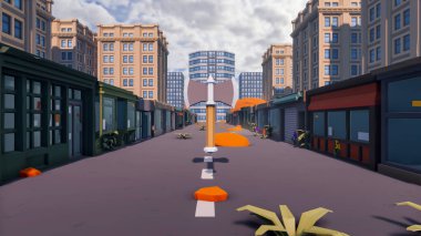 Sürdürülebilir kalkınma hedefleri için grafiksel kaynaklar biyolojik çeşitlilik büyüyen bir ekonomi ve ekoloji 3D yorumlama ve düşük polyester