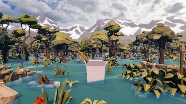 Sürdürülebilir kalkınma hedefleri için grafiksel kaynaklar biyolojik çeşitlilik büyüyen bir ekonomi ve ekoloji 3D yorumlama ve düşük polyester