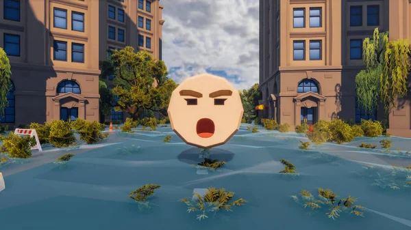 Sürdürülebilir kalkınma hedefleri için grafiksel kaynaklar biyolojik çeşitlilik büyüyen bir ekonomi ve ekoloji 3D yorumlama ve düşük polyester