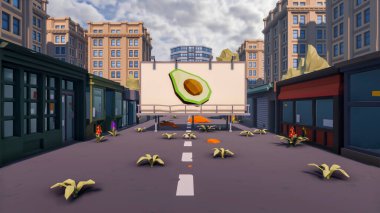 Sürdürülebilir kalkınma hedefleri için grafiksel kaynaklar biyolojik çeşitlilik büyüyen bir ekonomi ve ekoloji 3D yorumlama ve düşük polyester