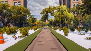 Sürdürülebilir kalkınma hedefleri için grafiksel kaynaklar biyolojik çeşitlilik büyüyen bir ekonomi ve ekoloji 3D yorumlama ve düşük polyester