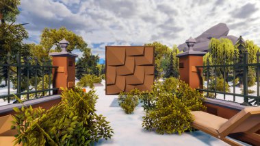 Sürdürülebilir kalkınma hedefleri için grafiksel kaynaklar biyolojik çeşitlilik büyüyen bir ekonomi ve ekoloji 3D yorumlama ve düşük polyester