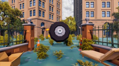 Sürdürülebilir kalkınma hedefleri için grafiksel kaynaklar biyolojik çeşitlilik büyüyen bir ekonomi ve ekoloji 3D yorumlama ve düşük polyester