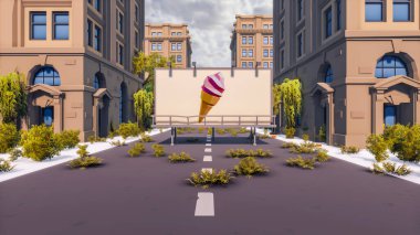 Sürdürülebilir kalkınma hedefleri için grafiksel kaynaklar biyolojik çeşitlilik büyüyen bir ekonomi ve ekoloji 3D yorumlama ve düşük polyester