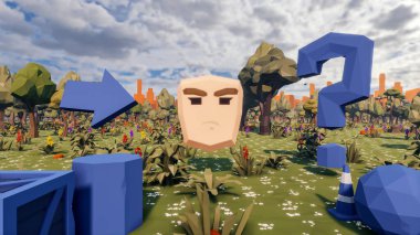 Sürdürülebilir kalkınma hedefleri için grafiksel kaynaklar biyolojik çeşitlilik büyüyen bir ekonomi ve ekoloji 3D yorumlama ve düşük polyester