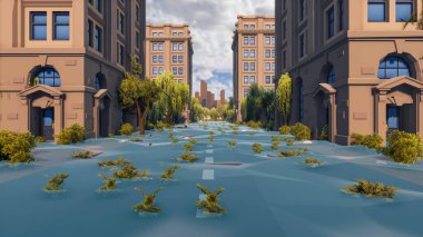 Sürdürülebilir kalkınma hedefleri için grafiksel kaynaklar biyolojik çeşitlilik büyüyen bir ekonomi ve ekoloji 3D yorumlama ve düşük polyester