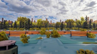 Sürdürülebilir kalkınma hedefleri için grafiksel kaynaklar biyolojik çeşitlilik büyüyen bir ekonomi ve ekoloji 3D yorumlama ve düşük polyester