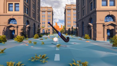 Sürdürülebilir kalkınma hedefleri için grafiksel kaynaklar biyolojik çeşitlilik büyüyen bir ekonomi ve ekoloji 3D yorumlama ve düşük polyester