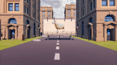 Sürdürülebilir kalkınma hedefleri için grafiksel kaynaklar biyolojik çeşitlilik büyüyen bir ekonomi ve ekoloji 3D yorumlama ve düşük polyester