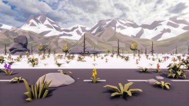 Sürdürülebilir kalkınma hedefleri için grafiksel kaynaklar biyolojik çeşitlilik büyüyen bir ekonomi ve ekoloji 3D yorumlama ve düşük polyester