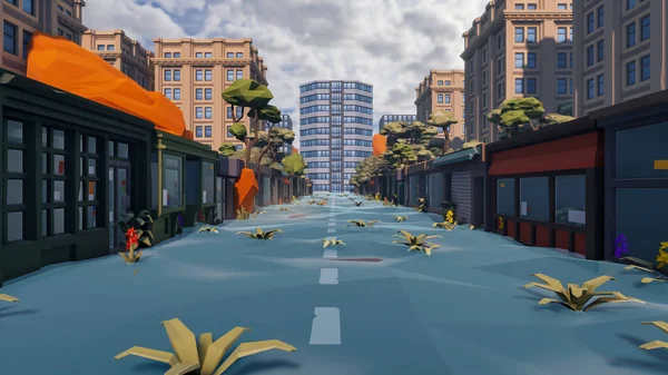 Sürdürülebilir kalkınma hedefleri için grafiksel kaynaklar biyolojik çeşitlilik büyüyen bir ekonomi ve ekoloji 3D yorumlama ve düşük polyester