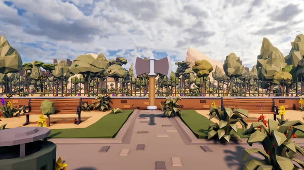 Sürdürülebilir kalkınma hedefleri için grafiksel kaynaklar biyolojik çeşitlilik büyüyen bir ekonomi ve ekoloji 3D yorumlama ve düşük polyester