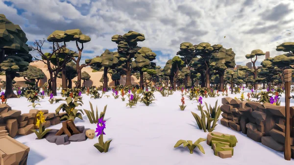 Sürdürülebilir kalkınma hedefleri için grafiksel kaynaklar biyolojik çeşitlilik büyüyen bir ekonomi ve ekoloji 3D yorumlama ve düşük polyester