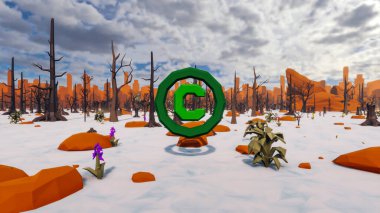 Sürdürülebilir kalkınma hedefleri için grafiksel kaynaklar biyolojik çeşitlilik büyüyen bir ekonomi ve ekoloji 3D yorumlama ve düşük polyester