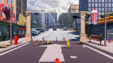 Sürdürülebilir kalkınma hedefleri için grafiksel kaynaklar biyolojik çeşitlilik büyüyen bir ekonomi ve ekoloji 3D yorumlama ve düşük polyester