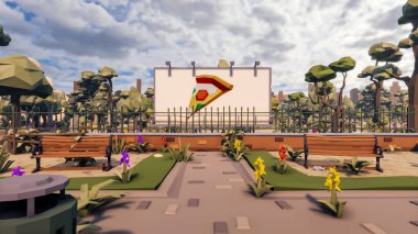 Sürdürülebilir kalkınma hedefleri için grafiksel kaynaklar biyolojik çeşitlilik büyüyen bir ekonomi ve ekoloji 3D yorumlama ve düşük polyester