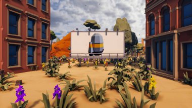 Sürdürülebilir kalkınma hedefleri için grafiksel kaynaklar biyolojik çeşitlilik büyüyen bir ekonomi ve ekoloji 3D yorumlama ve düşük polyester