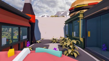 Sürdürülebilir kalkınma hedefleri için grafiksel kaynaklar biyolojik çeşitlilik büyüyen bir ekonomi ve ekoloji 3D yorumlama ve düşük polyester