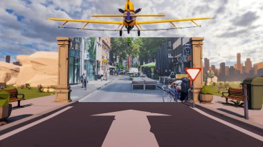 Sürdürülebilir kalkınma hedefleri için grafiksel kaynaklar biyolojik çeşitlilik büyüyen bir ekonomi ve ekoloji 3D yorumlama ve düşük polyester