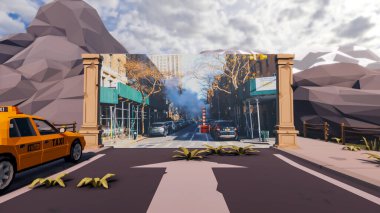 Sürdürülebilir kalkınma hedefleri için grafiksel kaynaklar biyolojik çeşitlilik büyüyen bir ekonomi ve ekoloji 3D yorumlama ve düşük polyester