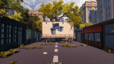 Sürdürülebilir kalkınma hedefleri için grafiksel kaynaklar biyolojik çeşitlilik büyüyen bir ekonomi ve ekoloji 3D yorumlama ve düşük polyester