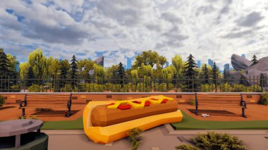 Sürdürülebilir kalkınma hedefleri için grafiksel kaynaklar biyolojik çeşitlilik büyüyen bir ekonomi ve ekoloji 3D yorumlama ve düşük polyester