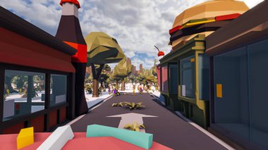 Sürdürülebilir kalkınma hedefleri için grafiksel kaynaklar biyolojik çeşitlilik büyüyen bir ekonomi ve ekoloji 3D yorumlama ve düşük polyester