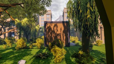 Sürdürülebilir kalkınma hedefleri için grafiksel kaynaklar biyolojik çeşitlilik büyüyen bir ekonomi ve ekoloji 3D yorumlama ve düşük polyester