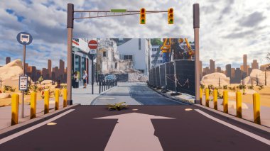 Sürdürülebilir kalkınma hedefleri için grafiksel kaynaklar biyolojik çeşitlilik büyüyen bir ekonomi ve ekoloji 3D yorumlama ve düşük polyester