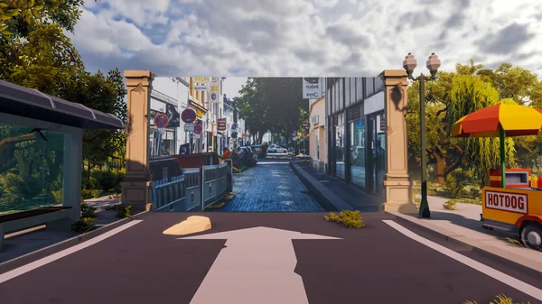 Sürdürülebilir kalkınma hedefleri için grafiksel kaynaklar biyolojik çeşitlilik büyüyen bir ekonomi ve ekoloji 3D yorumlama ve düşük polyester