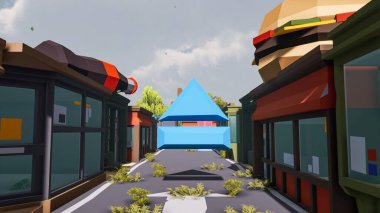 Sürdürülebilir kalkınma hedefleri için grafiksel kaynaklar biyolojik çeşitlilik büyüyen bir ekonomi ve ekoloji 3D yorumlama ve düşük polyester