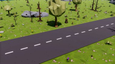 Sürdürülebilir kalkınma hedefleri için grafiksel kaynaklar biyolojik çeşitlilik büyüyen bir ekonomi ve ekoloji 3D yorumlama ve düşük polyester