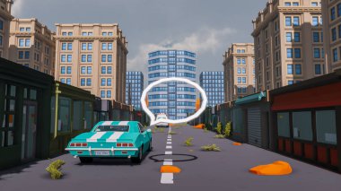 Sürdürülebilir kalkınma hedefleri için grafiksel kaynaklar biyolojik çeşitlilik büyüyen bir ekonomi ve ekoloji 3D yorumlama ve düşük polyester