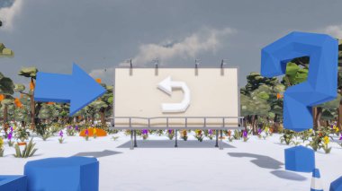 Sürdürülebilir kalkınma hedefleri için grafiksel kaynaklar biyolojik çeşitlilik büyüyen bir ekonomi ve ekoloji 3D yorumlama ve düşük polyester