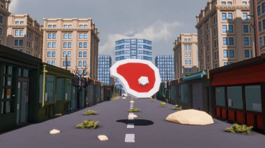 Sürdürülebilir kalkınma hedefleri için grafiksel kaynaklar biyolojik çeşitlilik büyüyen bir ekonomi ve ekoloji 3D yorumlama ve düşük polyester