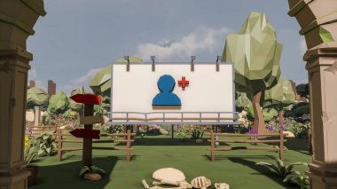 Sürdürülebilir kalkınma hedefleri için grafiksel kaynaklar biyolojik çeşitlilik büyüyen bir ekonomi ve ekoloji 3D yorumlama ve düşük polyester