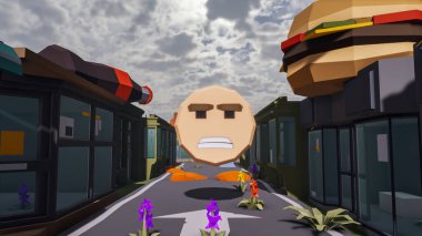 Sürdürülebilir kalkınma hedefleri için grafiksel kaynaklar biyolojik çeşitlilik büyüyen bir ekonomi ve ekoloji 3D yorumlama ve düşük polyester