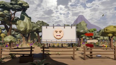 Sürdürülebilir kalkınma hedefleri için grafiksel kaynaklar biyolojik çeşitlilik büyüyen bir ekonomi ve ekoloji 3D yorumlama ve düşük polyester